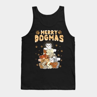 Merry Dogmas Ugly Sweater Tank Top